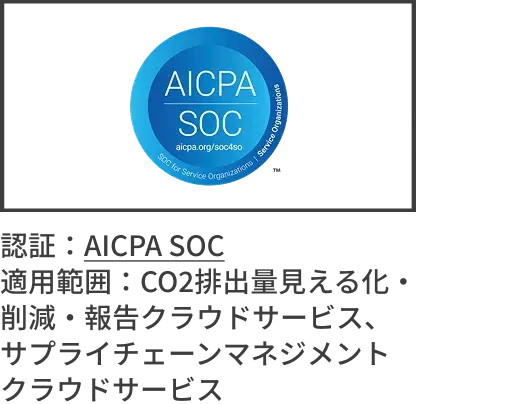 AICPA SOC認証