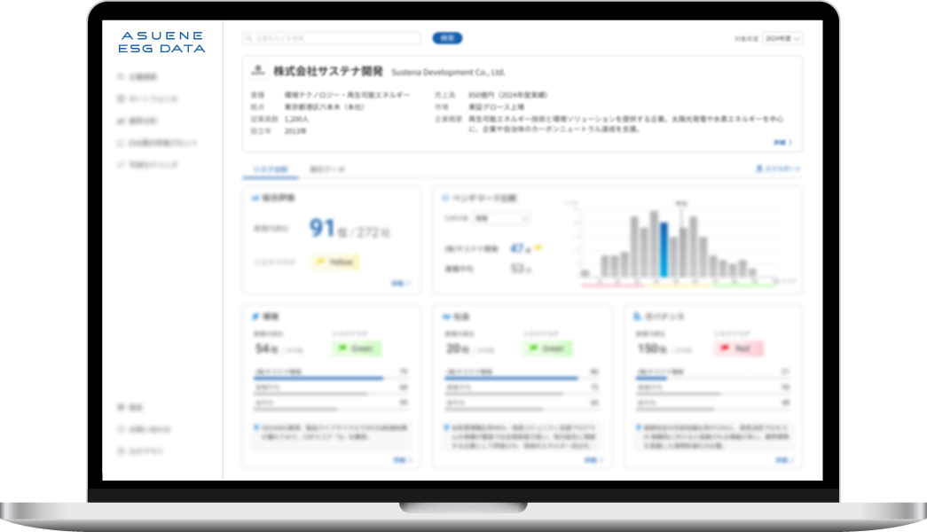 ESG開示データの収集・分析サービス