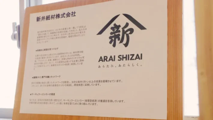 廃棄物を“価値”に変える。新井紙材の「資源循環サービス」で廃棄コスト削減と脱炭素経営をサポート