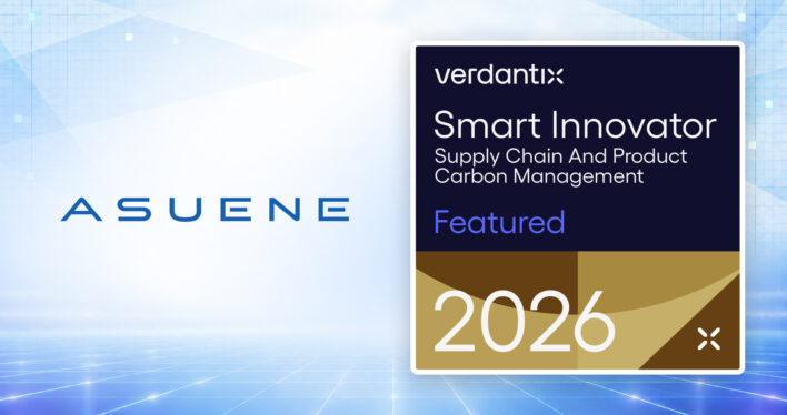ASUENE recognised by Verdantix in its latest report for strong capabilities in supply chain emissions calculation, data quality control, and product carbon footprint (PCF) methodology.
