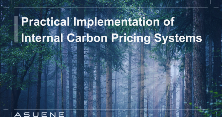 Rising Carbon Prices and the Practical Implementation of Internal Carbon Pricing Systems