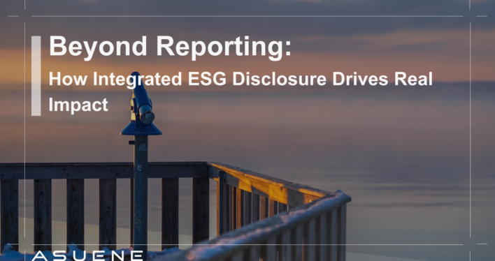 Beyond Reporting: How Integrated ESG Disclosure Drives Real Impact