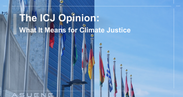 The ICJ Opinion: What It Means for Climate Justice