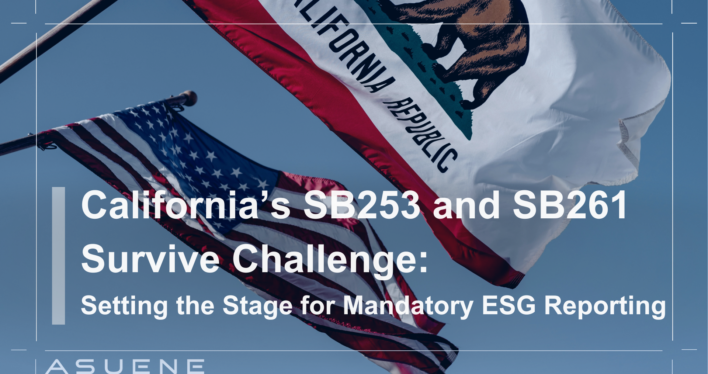 California’s SB253 and SB261 Survive Challenge: Setting the Stage for Mandatory ESG Reporting