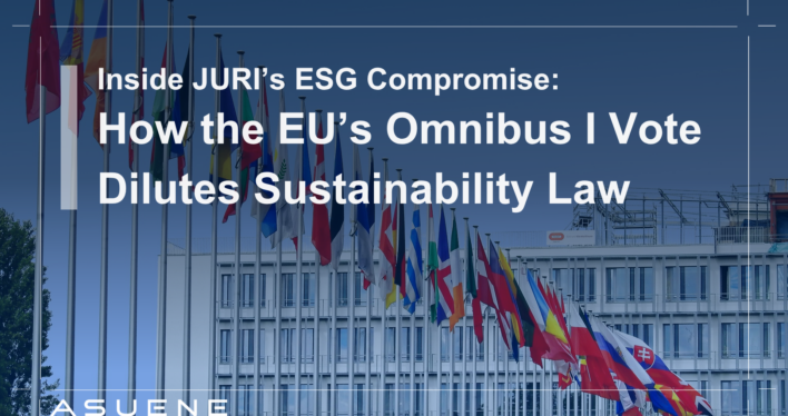 Inside JURI’s ESG Compromise: How the EU’s Omnibus I Vote Dilutes Sustainability Law