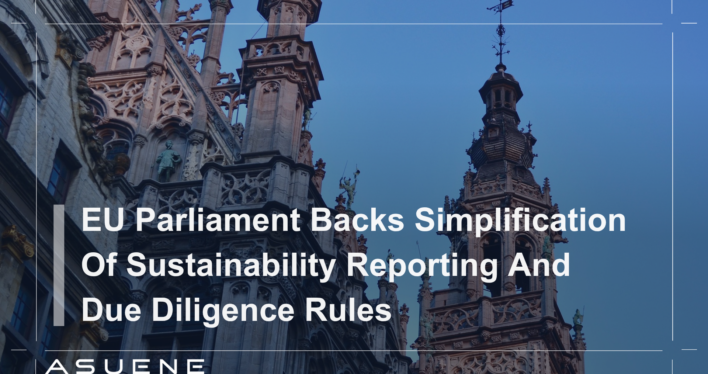 EU Parliament Backs Simplification Of Sustainability Reporting And Due Diligence Rules