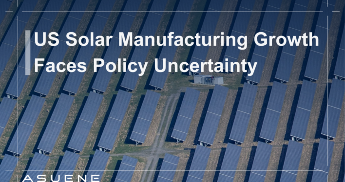 US Solar Manufacturing Growth Faces Policy Uncertainty