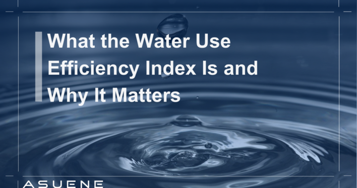 What the Water Use Efficiency Index Is and Why It Matters