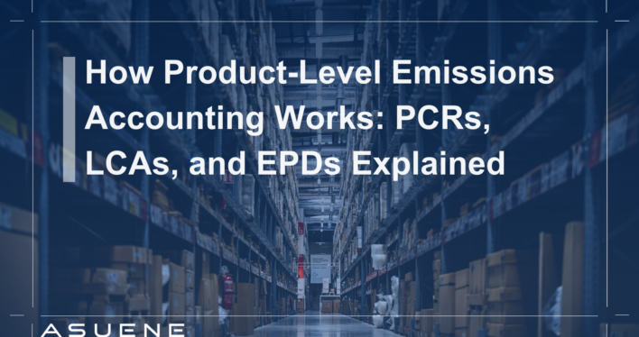 How Product-Level Emissions Accounting Works: PCRs, LCAs, and EPDs Explained
