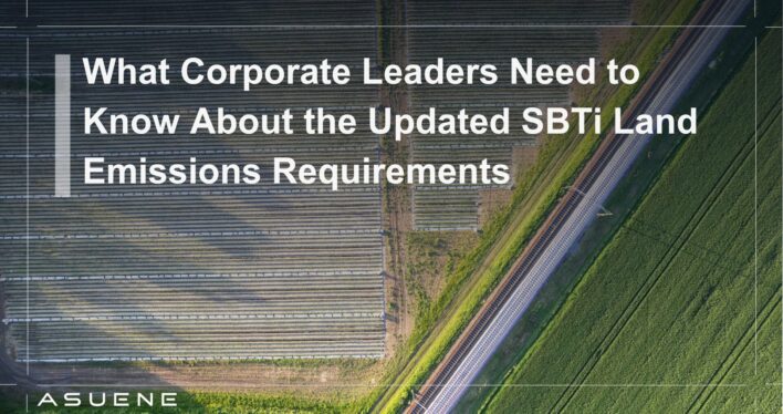 What Corporate Leaders Need to Know About the Updated SBTi Land Emissions Requirements