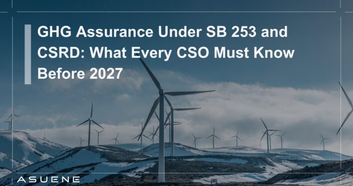 GHG Assurance Under SB 253 and CSRD: What Every CSO Must Know Before 2027