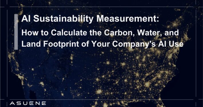AI Sustainability Measurement: How to Calculate the Carbon, Water, and Land Footprint of Your Company's AI Use